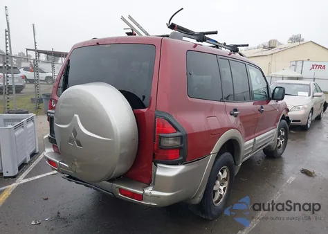 2001 Mitsubishi Montero Xls from USA, damaged, VIN JA4MW31R01J034637